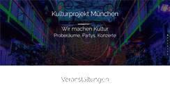 Desktop Screenshot of kulturprojekt-muenchen.de
